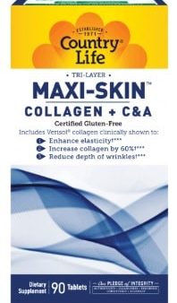 MAXI-SKIN® COLLAGEN + C&A, 90 TAB For Cheap