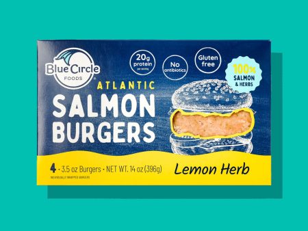 Lemon Herb Salmon Burgers Supply