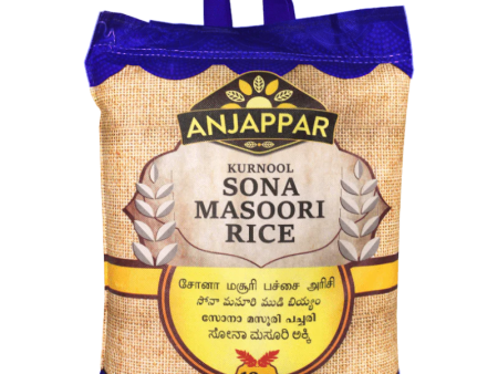 Anjappar - 10kg Kurnool Sona Masoori Rice on Sale