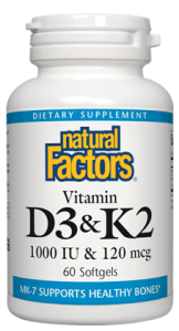 VITAMIN D3 & K2 1000 IU & 120 MCG, 60 SGEL For Discount