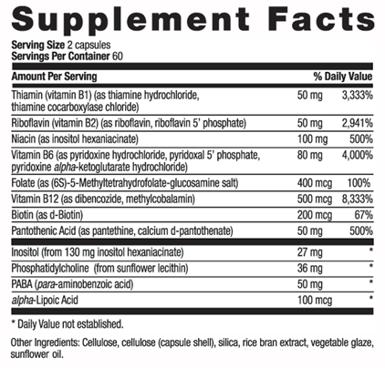 COENZYME B-COMPLEX, VCAPS Online now