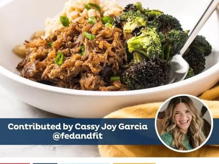 Cassy s Sticky Honey Garlic Pork with Coconut Cauliflower Rice and Roasted Broccoli Online Sale