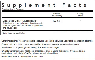 SUPER FRUIT GRAPE SEED EXTRACT, VCAPS For Sale