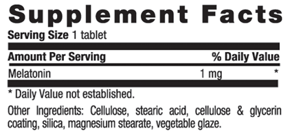 MELATONIN 1 MG RAPID RELEASE, 60 TAB Online Hot Sale