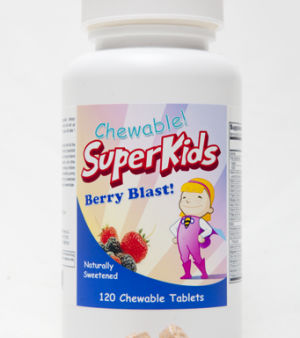 Clearance - SuperKids Chewable Berry - 120 Tablets NOV 24  Best By  date Online now