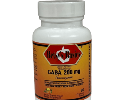 GABA 200 mg, 30 chew tabs Fashion