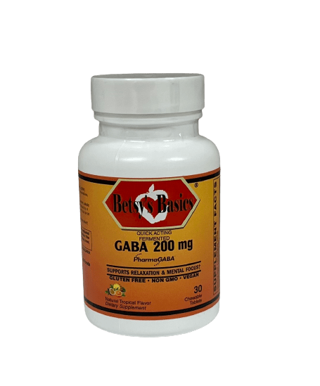 GABA 200 mg, 30 chew tabs Fashion