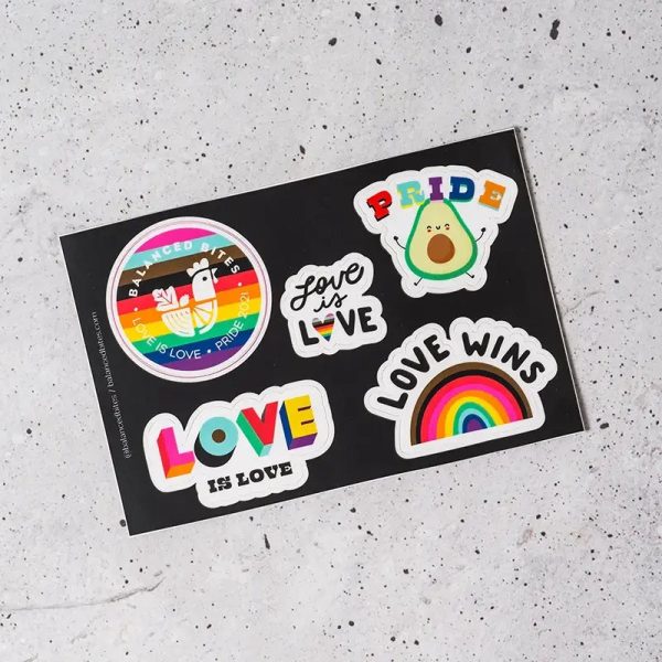 “Love is Love” Pride 2021 T-Shirt & Sticker Sheet Discount