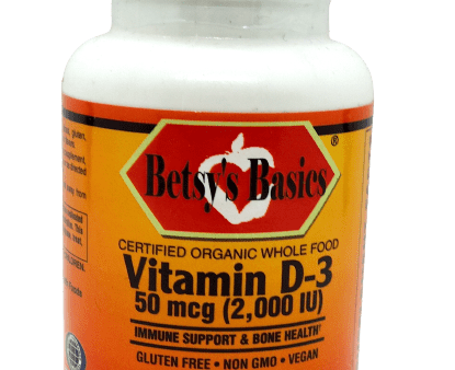 Certified Organic Whole Food Vitamin D-3, 60 tab Sale