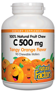 VITAMIN C 500 MG TANGY ORANGE, CHEW WAFERS For Discount