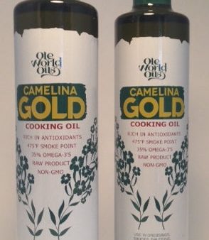 2 Ole World Camelina Gold Oil 8.5oz Bottles Supply