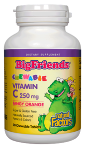 BIG FRIENDS CHEWABLE VITAMIN C 250 MG, TANGY ORANGE, 90 CHEW TAB For Discount