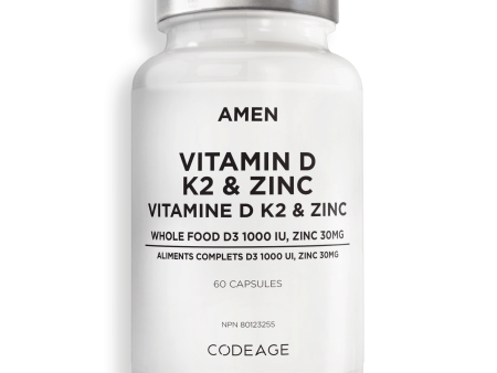 Amen Vitamin D, Zinc & K2 CA Online Sale