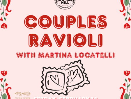 FEBRUARY 14, 2025: Heart Shaped Ravioli - Couples Workshop Sale