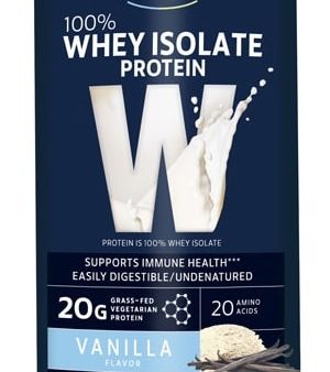 100% Whey Protein, Vanilla Flavor, oz Sale