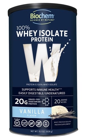 100% Whey Protein, Vanilla Flavor, oz Sale