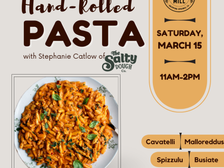 MARCH 15, 2025: Hand-Rolled Pasta For Cheap