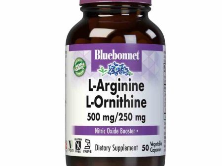 L-Arginine L-Ornithine 500 mg 250 mg, 50 vcap Fashion