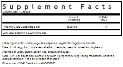 VITAMIN C 1000 MG, VCAPS Online now