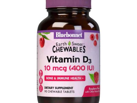 Earthsweet Chewables Vitamin D3 400 IU, 90 chew tabs For Sale