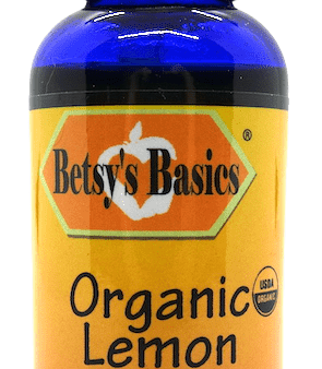 Certified Organic Lemon Essential Oil, 1 oz Cheap