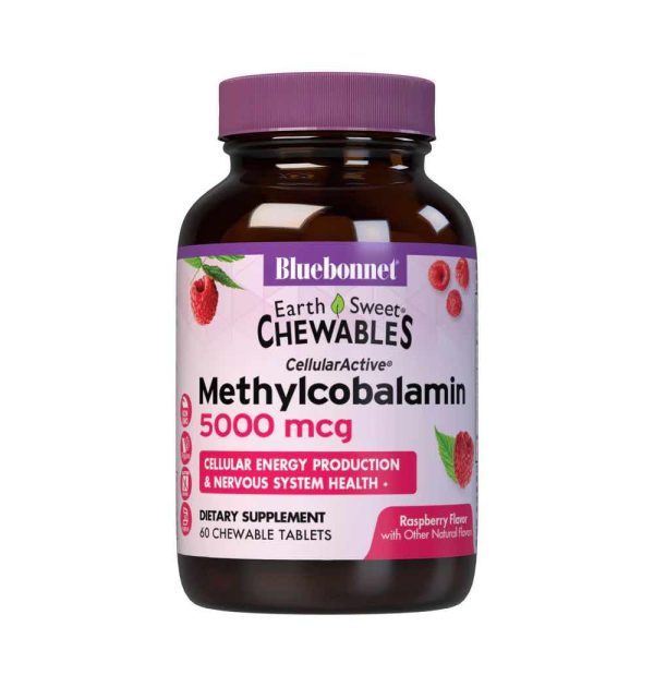 Earthsweet Chewables Methylcobalamin Vitamin B12 5000 mcg, 60 chew tab Fashion