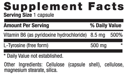 L-TYROSINE 500 MG, VCAPS Online now