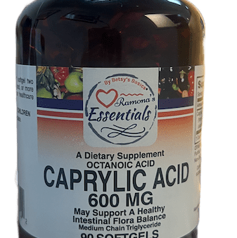 Caprylic Acid 600 mg, 90 sgels (#529-090) Fashion