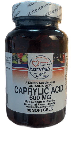 Caprylic Acid 600 mg, 90 sgels (#529-090) Fashion