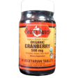 Organic Cranberry 500 mg, 30 tab (item 445) Cheap