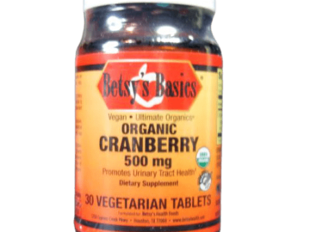 Organic Cranberry 500 mg, 30 tab (item 445) Cheap