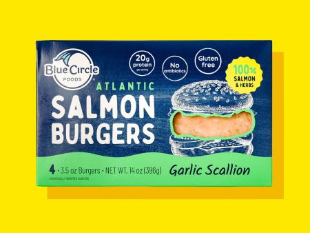 Garlic Scallion Salmon Burgers Cheap