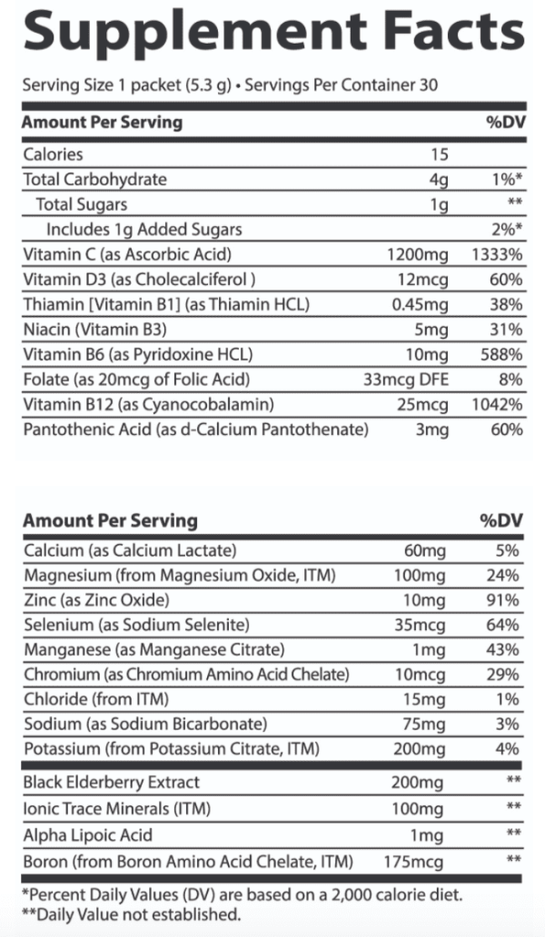 Power Pak + Immunity Lemon Berry, 30 ct Sale