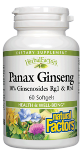 HERBAL FACTORS PANAX GINSENG, 60 SGEL Supply