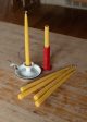 Yellow Beeswax Candles For Sale