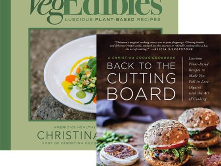 2 Book TV Show Book Special Offer VegEdibles & Back to the Cutting Board Discount