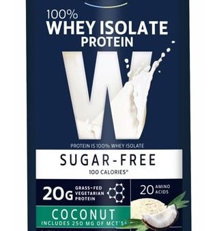 100% Whey Sugar Free Protein Coconut Flavor, 11.2 OZ Cheap