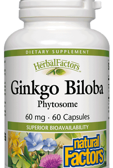 HerbalFactors® Ginkgo Biloba Phytosome 60 mg, 60 cap For Cheap