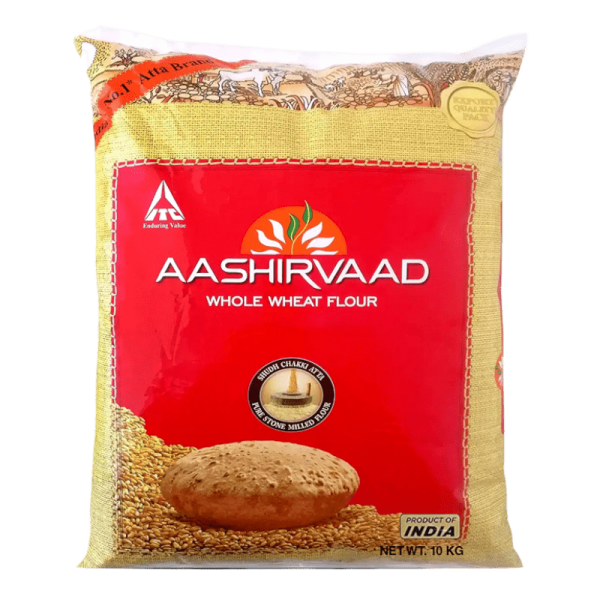 Aashirvaad - 10kg Chakki Atta (Whole Wheat Flour) Fashion