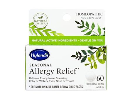 Hyland s Seasonal Allergy Relief - 60 Tablets Online Hot Sale