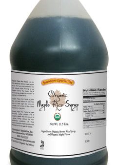 1 Gallon of Organic Maple Rice Syrup Sale