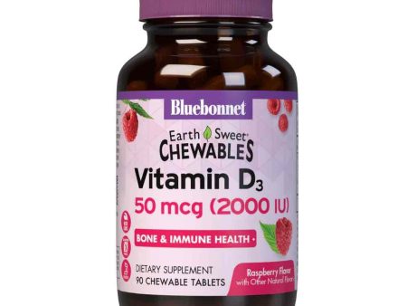 Earthsweet Chewables Vitamin D3 2000 IU, 90 chew tabs on Sale