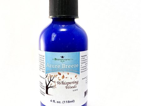 Azure Breeze Natural Spray Deodorant - Whispering Woods Scent Online Sale