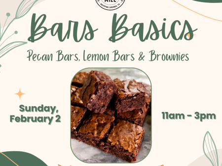 FEBRUARY 2, 2025: Bars Basics Workshop Online Sale