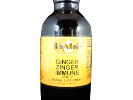 Ginger Zinger Immune Syrup*, 4 oz Online Hot Sale