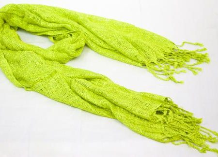 Chartreuse Silk Scarf Online