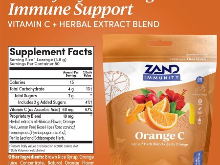 Orange C Immunity Lozenges Online Hot Sale