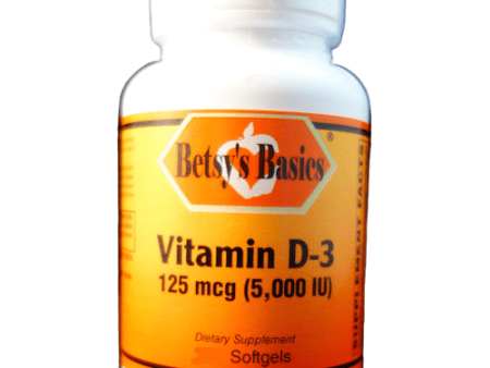 Vitamin D-3 5,000 IU, sgels as on Sale