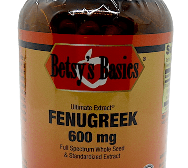 Fenugreek 600 mg, (NEW) 100 vcap (item 918) For Sale