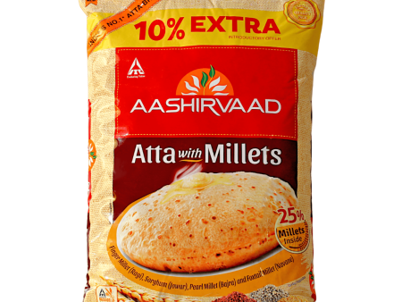 Aashirvaad - 2kg Atta with Millets (10% Extra) Online Hot Sale